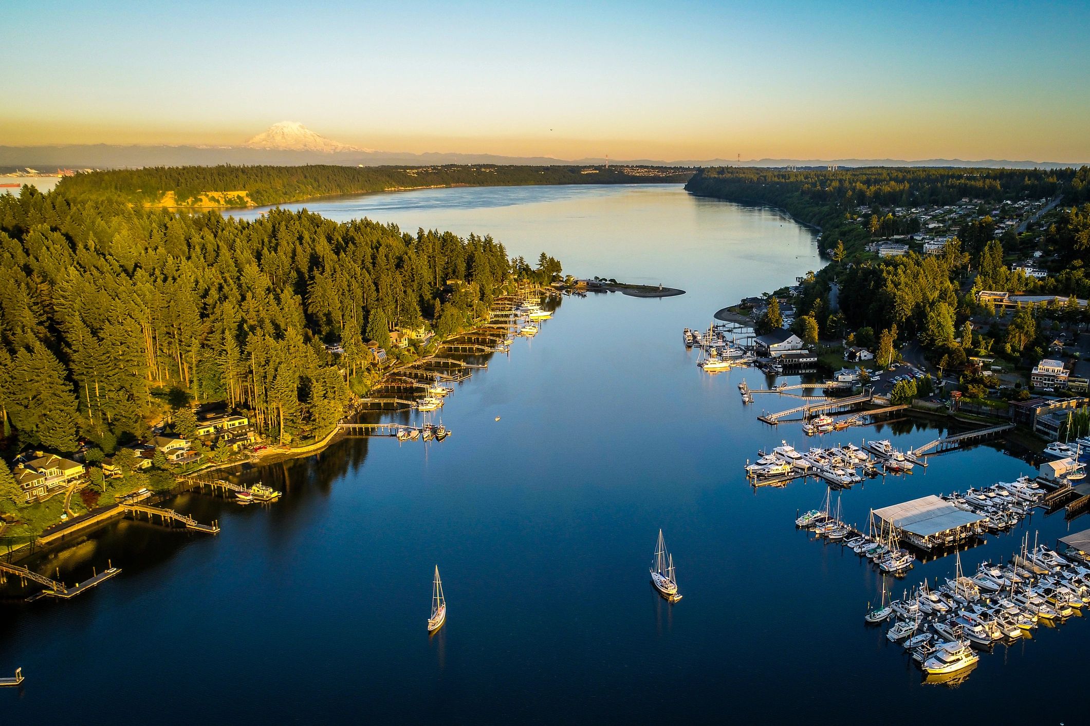 luxury yacht dining Puget Sound